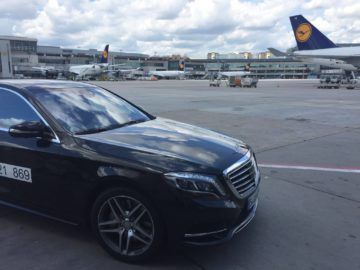 lufthansa first class chauffeur