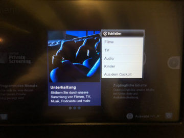 United Airlines Polaris Business Class Boeing 767 300 Auswahl Filme