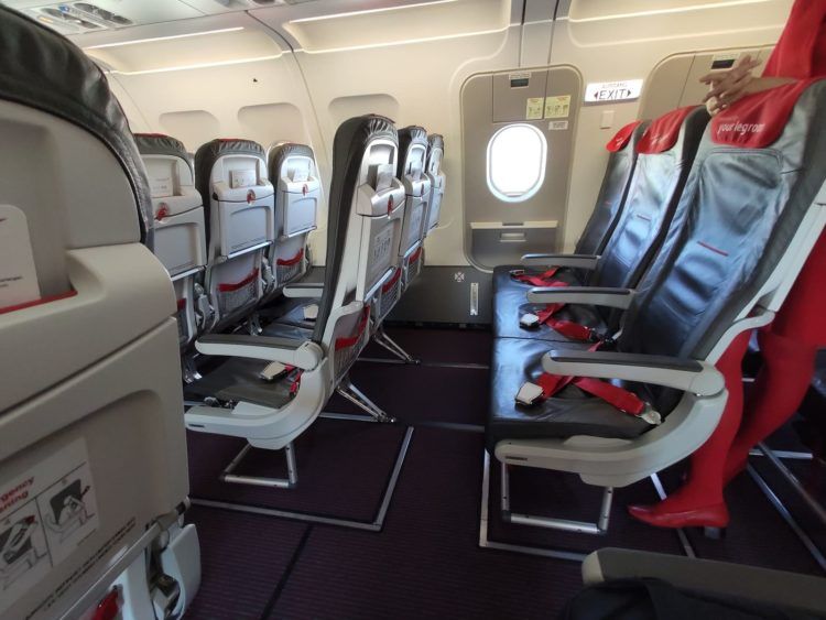 Austrian Airlines A320 Notausgang