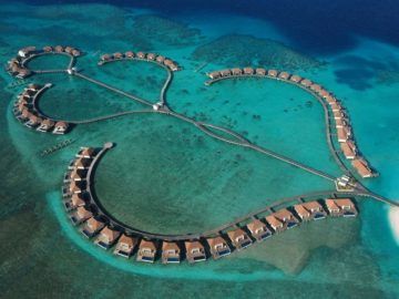Radisson Blu Maldives Luftansicht Copyright