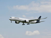 Lufthansa A350 Landeanflug Copyright(1)