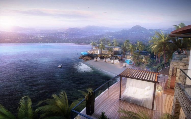 Mango House Seychelles Aerial View Copyright