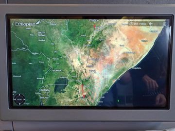 Ethiopian Airlines Business Class B767 300er Flugroute