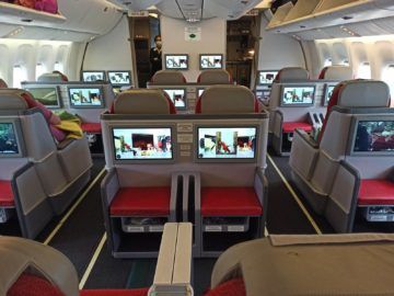 Ethiopian Airlines Business Class B767 300er Kabine Komplett