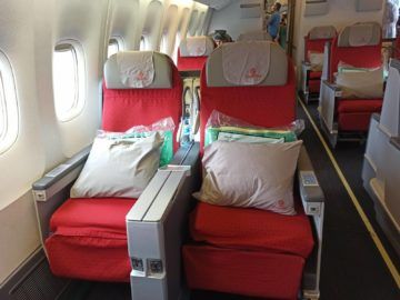 Ethiopian Airlines Business Class B767 300er Sitze Am Fenster