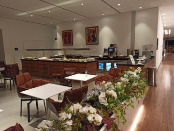 Ethiopian Airlines Sheba Platinum Lounge Addis Abeba Terminal 2 Mittlerer Essbereich