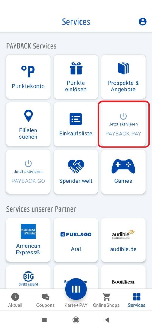Kreditkarten als Zahlungsmittel bei Payback Pay möglich meilenoptimieren