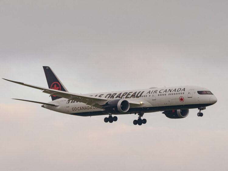 Flugzeug Aircanada 787 9 C Fvlq Zurich