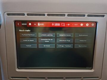 Review Turkish Airlines Business Class Airbus A330 300 Entertainment Podcasts