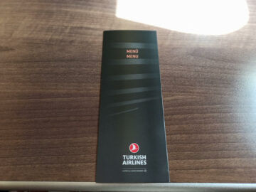 Review Turkish Airlines Business Class Airbus A330 300 Menue Deckblatt