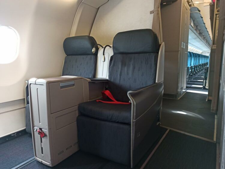 Review Turkish Airlines Business Class Airbus A330 300 Sitz Letzte Reihe