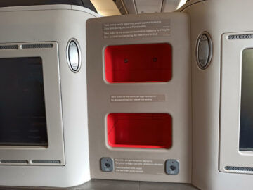 Review Turkish Airlines Business Class Airbus A330 300 Sitz Staufach Zwischen Monitor