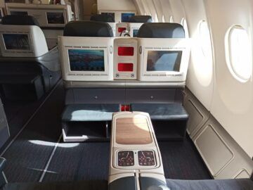 Review Turkish Airlines Business Class Airbus A330 300 Sitz Von Hinten