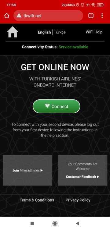 Review Turkish Airlines Business Class Airbus A330 300 Wifi Login