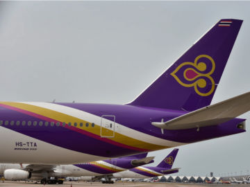 Thai Airway Neue Boeing 777 300er First Class Hs Tta Tail Copyright