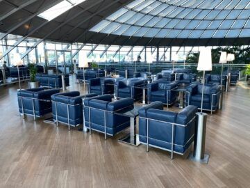 Euroairport Skyview Lounge Loungesessel