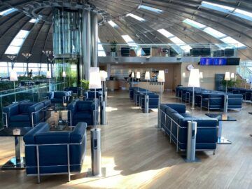 Euroairport Skyview Lounge Obere Ebene