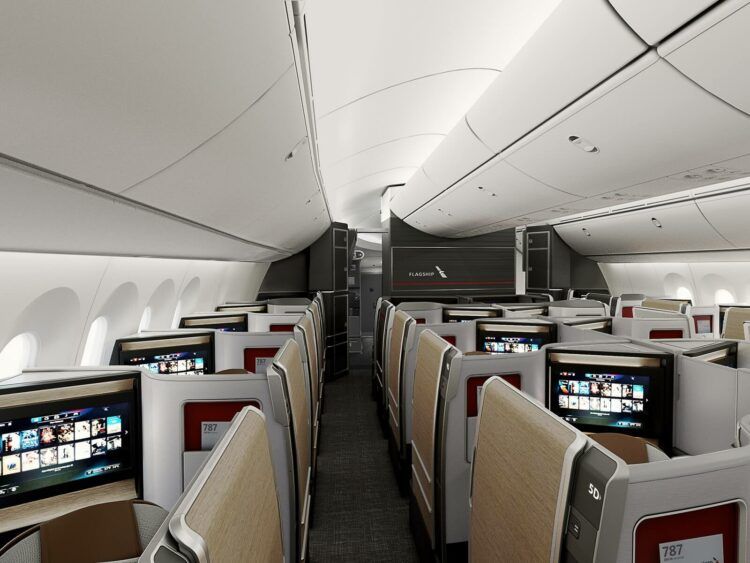 American Airlines Neue Business Class Flagship Suite B787 Kabine Copyright