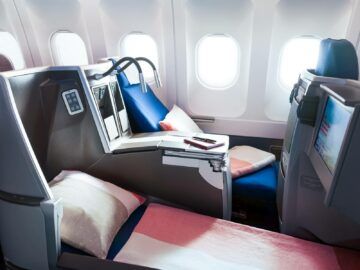 Edelweiss Business Class Langstrecke Bett Copyright
