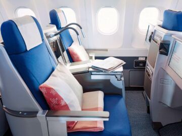 Edelweiss Business Class Langstrecke Sitz Copyright