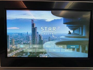 Eva Air Business Class B787 10 Auswahl Sprachen