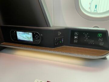 Eva Air Business Class B787 10 Controller Monitor