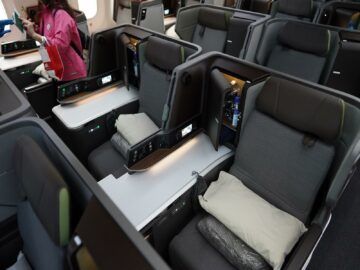 Eva Air Business Class B787 10 Mittelsitze