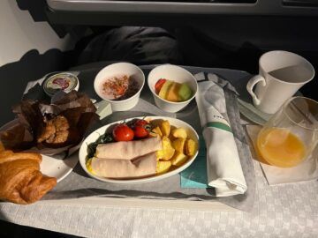 Eva Air Business Class B787 10 Turkey Role Scrambled Egg