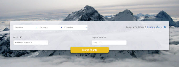 Buddha Air Himalaya Panorama Rundflug Buchen