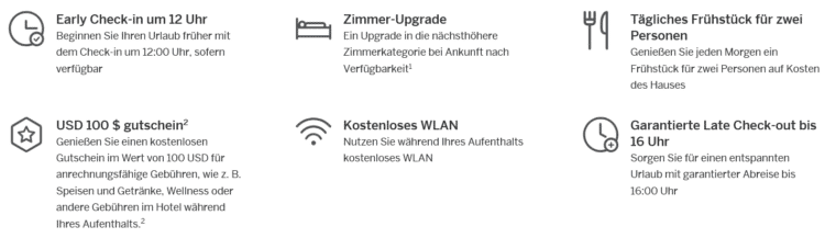 American Express Fine Hotels And Resorts Vorteile
