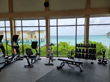 Hilton Maldives Amingiri Fitnessstudio 1