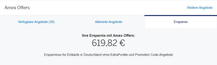 Amex Offers Ersparnis Januar 2023