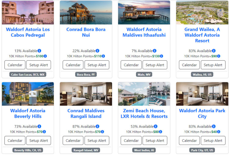 Maxmypoint Hilton Hotels