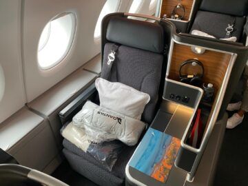 Qantas Airways Business Class Airbus A380 800 Sitz