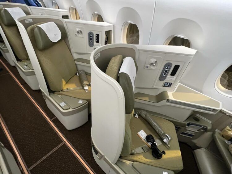 Vietnam Airlines Business Class A350 900 Sitze Seite
