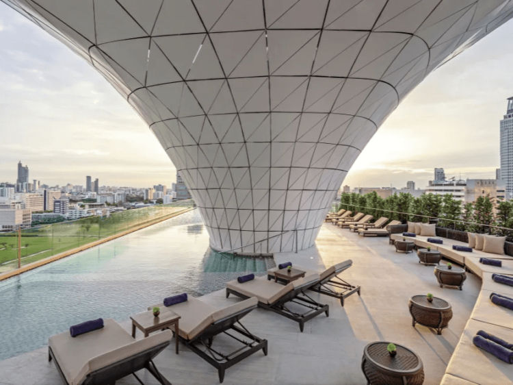 Waldorf Astoria Bangkok Pool Copyright