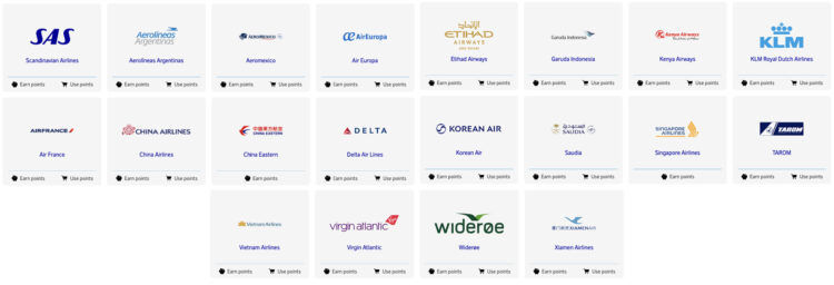 Alle Sas Eurobonus Partnerairlines