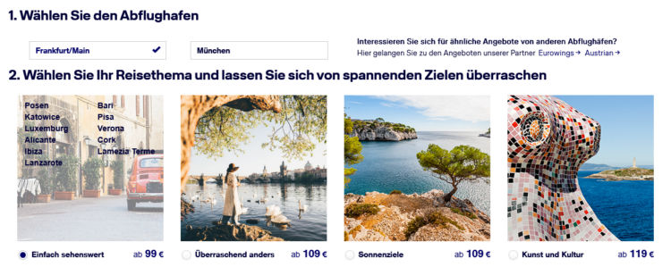 Lufthansa Surprise Buchung April 2025