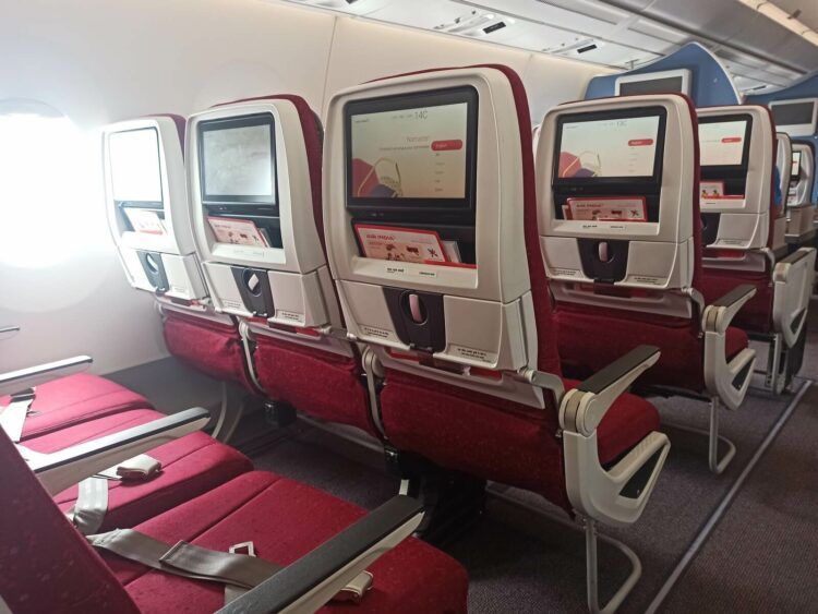 Air India Airbus A350 900 Economy Class Sitz