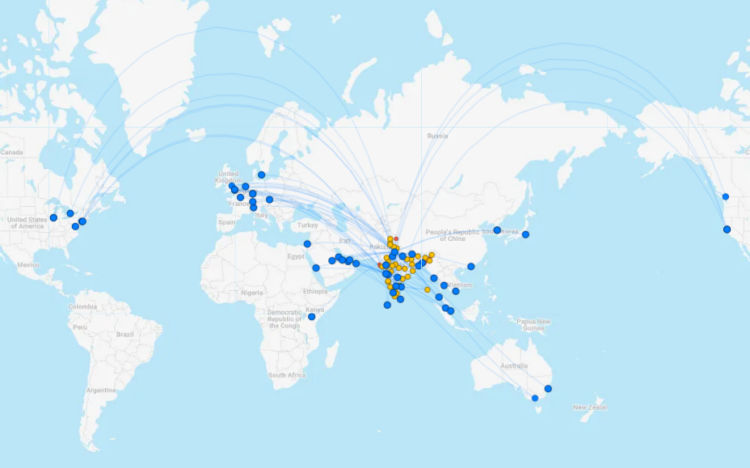 Air India Streckennetz November 2024 Flightconnections