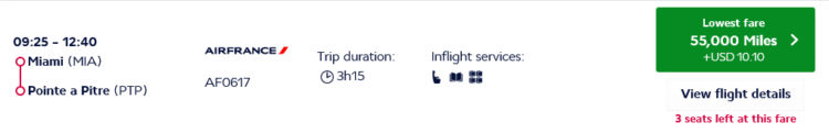 Flying Blue Praemienflug Air France Business Class Mia Ptp