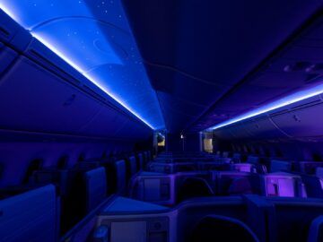 Hawaiian Airlines Business Class Boeing 787 9 Sternenhimmel Copyright
