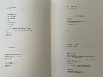 Air France La Première First Class Boeing 777 300 Auswahl Drinks