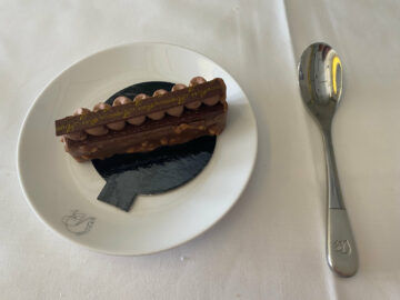 Air France La Première First Class Boeing 777 300 Dessert Schokolade