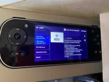Air France La Première First Class Boeing 777 300 Einstellung Wifi