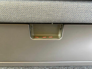 Air France La Première First Class Boeing 777 300 Klappe Kapputt