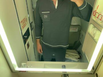 Air France La Premiere First Class Boeing 777 300 Pyjama