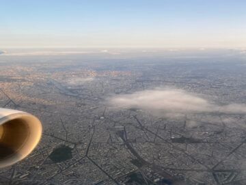 Air France La Première Lounge Paris Blick Auf Paris