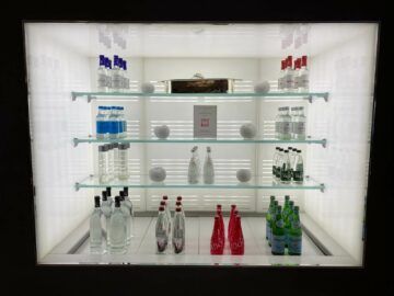 Air France La Première Lounge Paris Charles De Gaulle Auswahl Wasser