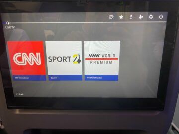 Ana Premium Economy Airbus A380 Auswahl Live Tv